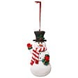 FEERIC LIGHTS & CHRISTMAS - Sujet de Noël Père Noël Bonhomme de Neige 2 Assortiments 13 cm - vignette
