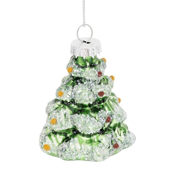 FEERIC LIGHTS & CHRISTMAS - Sujet sapin H.7cm verre vert - large
