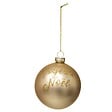 FEERIC LIGHTS & CHRISTMAS - Boule de Noël Verre 80 mm Jaune Paillette 3 Assortiments - vignette