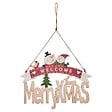 FEERIC LIGHTS & CHRISTMAS - Sujet pancarte joyeux Noël l.29cm bois - vignette