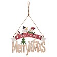 FEERIC LIGHTS & CHRISTMAS - Sujet pancarte joyeux Noël l.29cm bois - vignette