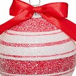 FEERIC LIGHTS & CHRISTMAS - BDN VERRE 80MM BONBON RG/BL - vignette