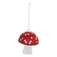 FEERIC LIGHTS & CHRISTMAS - Lot de 2 sujets champignon polystyrène H.9cm rouge et blanc - vignette
