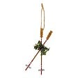 FEERIC LIGHTS & CHRISTMAS - SDN BOIS BATON SKI GRELOT 14CM - vignette
