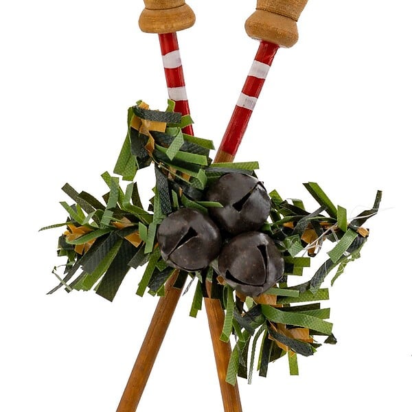 FEERIC LIGHTS & CHRISTMAS - SDN BOIS BATON SKI GRELOT 14CM - large