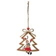 FEERIC LIGHTS & CHRISTMAS - Sujet de Noël Bois Sapin Père Noël Renne 2 Assortiments - vignette
