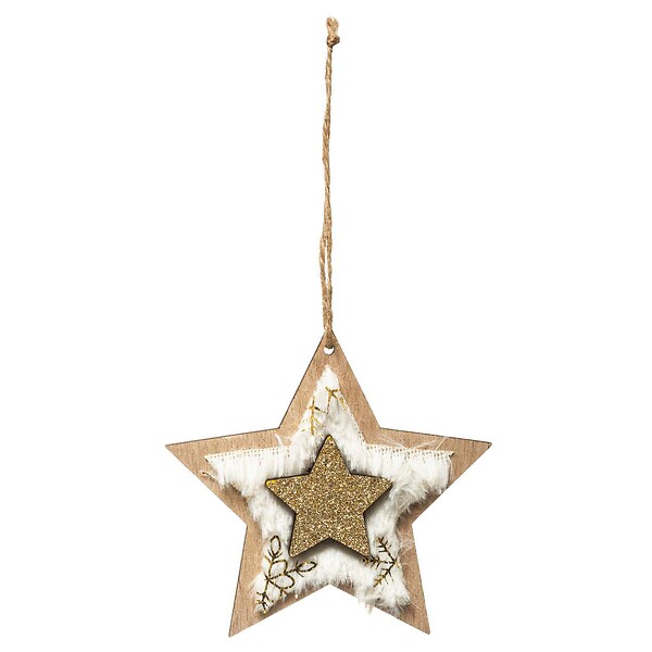 FEERIC LIGHTS & CHRISTMAS - Sujet de Noël Sapin Élan Étoile 2 Assortiment - large