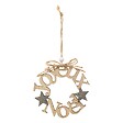 FEERIC LIGHTS & CHRISTMAS - Sujet de Noël en Bois Mini Couronne - vignette