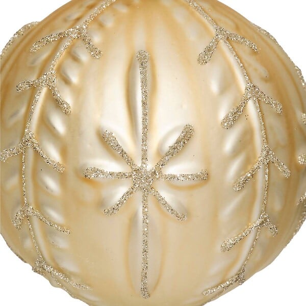 FEERIC LIGHTS & CHRISTMAS - BDN VERRE 80MM ETL RELIEF OR - large
