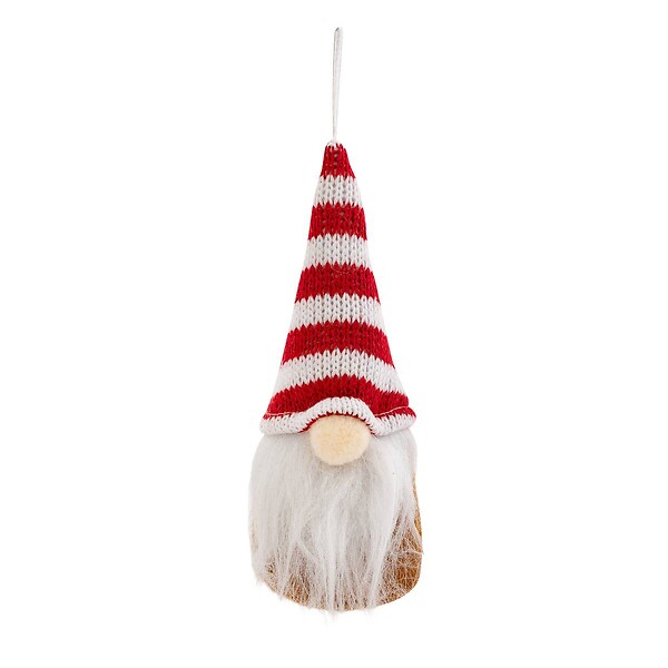 FEERIC LIGHTS & CHRISTMAS - Sujet gnome gourmandise textile H.14cm assorti - large