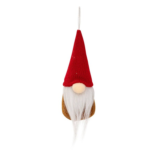 FEERIC LIGHTS & CHRISTMAS - Sujet gnome gourmandise textile H.14cm assorti - large