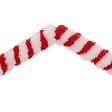 FEERIC LIGHTS & CHRISTMAS - Sujet étoile sucre d'orge textile H.14cm rouge - vignette