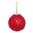 FEERIC LIGHTS & CHRISTMAS - BDN PLF ROUGE SEQUIN 100MM - vignette