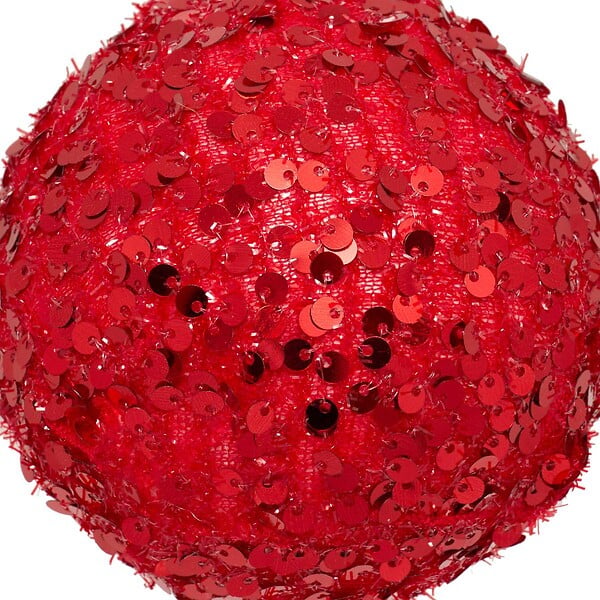FEERIC LIGHTS & CHRISTMAS - BDN PLF ROUGE SEQUIN 100MM - large