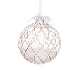FEERIC LIGHTS & CHRISTMAS - Boule intérieur billes polystyrène D.10cm blanc assorti - vignette