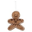 FEERIC LIGHTS & CHRISTMAS - Sujet bonhomme pain d'épice polystyrène H.15cm marron - vignette