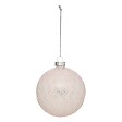 FEERIC LIGHTS & CHRISTMAS - Boule de Noel Verre 70 mm Alvéole Blanc - vignette