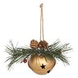 FEERIC LIGHTS & CHRISTMAS - Sujet grelot pomme de pain métal D.6,5cm doré - vignette