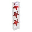 FEERIC LIGHTS & CHRISTMAS - Sujet Étoile Plastique x 6 Rouge Blanc - vignette