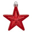 FEERIC LIGHTS & CHRISTMAS - Sujet Étoile Plastique x 6 Rouge Blanc - vignette