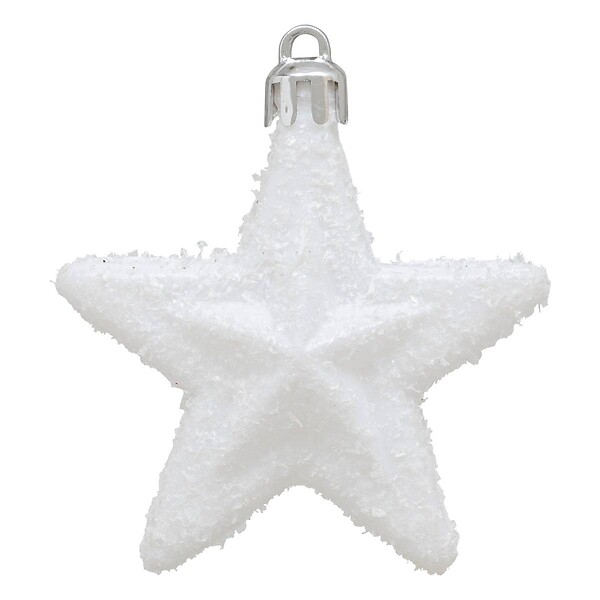 FEERIC LIGHTS & CHRISTMAS - Sujet Étoile Plastique x 6 Rouge Blanc - large