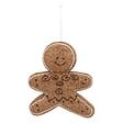 FEERIC LIGHTS & CHRISTMAS - Sujet bonhomme pain d'épice polystyrène H.10cm marron - vignette