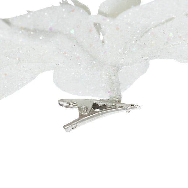 FEERIC LIGHTS & CHRISTMAS - SDN PLAST POINSET X2 IRID 14CM - large
