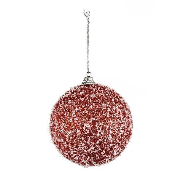 FEERIC LIGHTS & CHRISTMAS - Boule floquée 8cm assorti - large