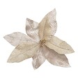 FEERIC LIGHTS & CHRISTMAS - Sujet poinsettia bout pailleté 23cm - vignette