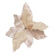 FEERIC LIGHTS & CHRISTMAS - Sujet poinsettia bout pailleté 23cm - vignette