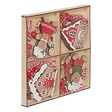 FEERIC LIGHTS & CHRISTMAS - SDN SET BOIS 12PCS FORME 4ASS - vignette