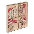 FEERIC LIGHTS & CHRISTMAS - SDN SET BOIS 12PCS FORME 4ASS - vignette