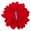 ATMOSPHERA - Sujet dahlia velours D.20cm rouge - vignette