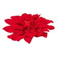 ATMOSPHERA - Sujet dahlia velours D.20cm rouge - vignette