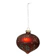 FEERIC LIGHTS & CHRISTMAS - Boule de Noël 80 mm Pomme Pin 2 Assortiment - vignette