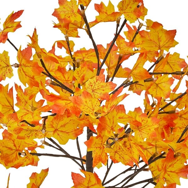 FEERIC LIGHTS & CHRISTMAS - Arbre orange lumineux extérieur 92 LED blanc chaud H.90cm - large