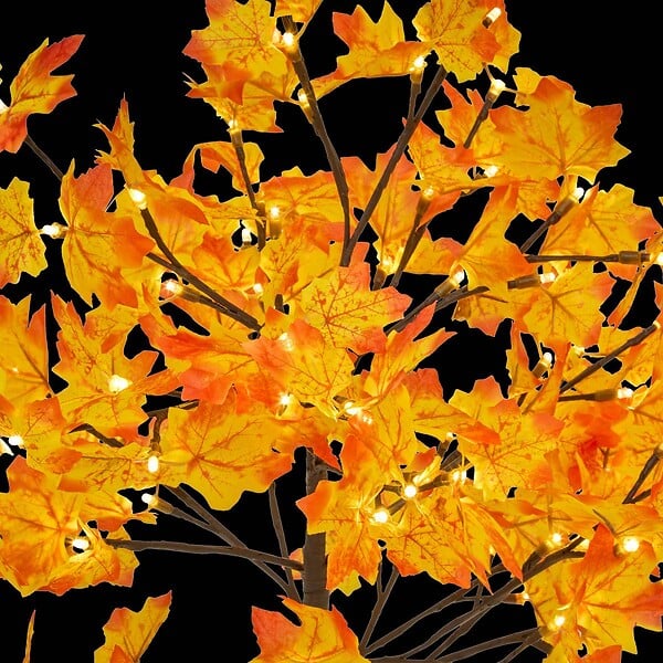 FEERIC LIGHTS & CHRISTMAS - Arbre orange lumineux extérieur 92 LED blanc chaud H.90cm - large