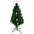 FEERIC LIGHTS & CHRISTMAS - Sapin lumineux fibre optique Mannelé 53 LED H.120cm - vignette