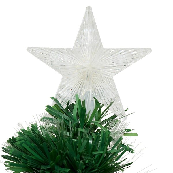FEERIC LIGHTS & CHRISTMAS - Sapin lumineux fibre optique Mannelé 53 LED H.120cm - large
