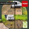IKRA - Nettoyeur de Terrasse sans fil Batterie 20V 2.0Ah Double brosses rotatives + Batterie & Chargeur Raccord tuyau d'eau IKRA - vignette