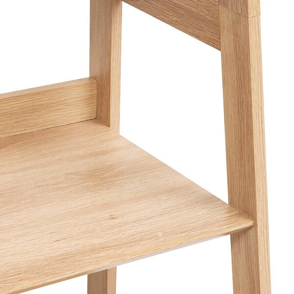 5 FIVE SIMPLY SMART - Etagère 4 niveaux Abana bois clair - large