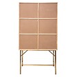 ATMOSPHERA - Buffet haut 2 portes "Rayo" cannage rotin 80x165cm - vignette