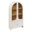 ATMOSPHERA - Vaisselier 4 portes 4 niveaux ivoire H180cm - vignette