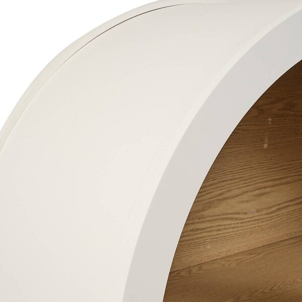 ATMOSPHERA - Vaisselier 4 portes 4 niveaux ivoire H180cm - large