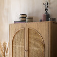 ATMOSPHERA - Armoire 2 portes "Tiria" en placage frêne 92x40cm - vignette