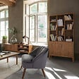 ATMOSPHERA - Bibliothèque "Sabor" acacia 95x190cm - vignette