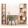 5 FIVE SIMPLY SMART - Étagère colonne double effet chêne naturel beige - vignette