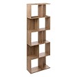 5 FIVE SIMPLY SMART - Étagère colonne double effet chêne naturel beige - vignette