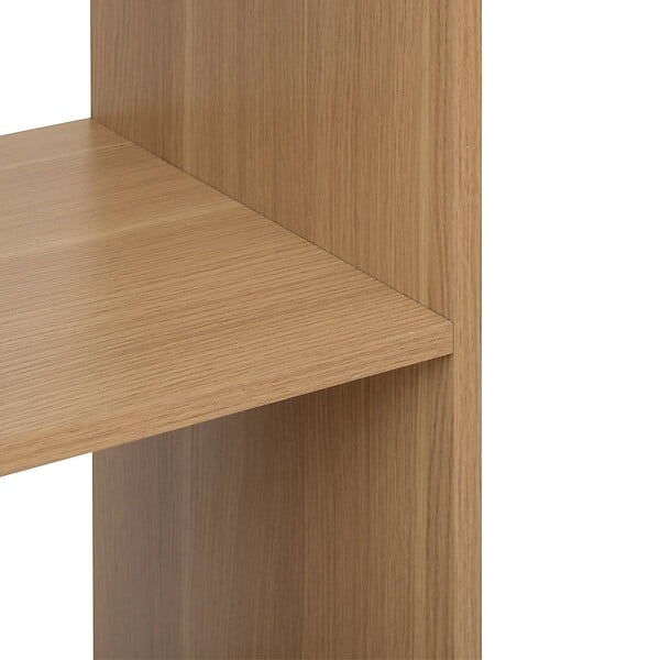 5 FIVE SIMPLY SMART - Bibliothèque "Tasso" 8 cases 63x159cm effet bois naturel - large