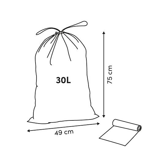 5 FIVE SIMPLY SMART - Sac poubelle 30L - large